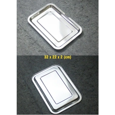 Khay inox cao cấp sâu 2cm - Nhiều kích cỡ, bền chắc, phù hợp nông trại, giá ưu đãi 40.000đ 4 Khay inox cao cấp sâu 2cm - Nhiều kích cỡ, bền chắc, phù hợp nông trại, giá ưu đãi 40.000đ 4