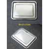 Khay inox cao cấp sâu 2cm - Nhiều kích cỡ, bền chắc, phù hợp nông trại, giá ưu đãi 40.000đ 5