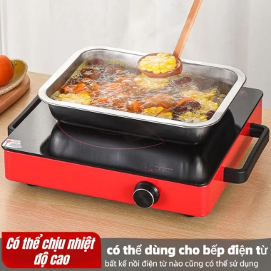 Khay inox đựng thực phẩm sâu 2-4.8cm, mâm cơm, nướng bánh - Giá chỉ 35.000₫ 7 Khay inox đựng thực phẩm sâu 2-4.8cm, mâm cơm, nướng bánh - Giá chỉ 35.000₫ 7