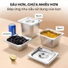Khay inox Gorilla Chef 0.5‑9L có nắp – Đựng thực phẩm, topping bền bỉ, giá 35.000₫ 4