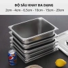 Khay inox Gorilla Chef 0.5‑9L có nắp – Đựng thực phẩm, topping bền bỉ, giá 35.000₫ 8