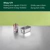 Khay inox Gorilla Chef 0.5‑9L có nắp – Đựng thực phẩm, topping bền bỉ, giá 35.000₫ 10