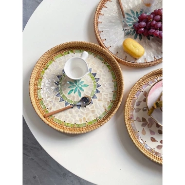 Khay khảm trai viền mây sang trọng decor phòng & nhà hàng Tinh Hoa Việt giá ưu đãi 98.500đ 4