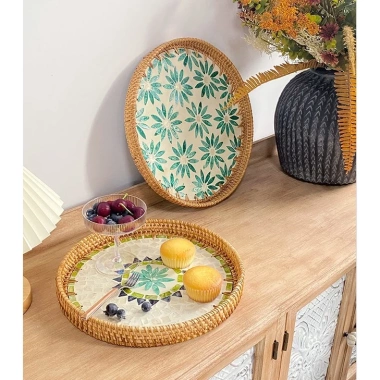 Khay khảm trai viền mây sang trọng decor phòng & nhà hàng Tinh Hoa Việt giá ưu đãi 98.500đ 6