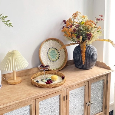 Khay khảm trai viền mây sang trọng decor phòng & nhà hàng Tinh Hoa Việt giá ưu đãi 98.500đ 7