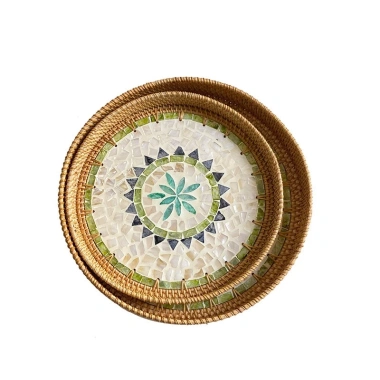 Khay khảm trai viền mây sang trọng decor phòng & nhà hàng Tinh Hoa Việt giá ưu đãi 98.500đ 10