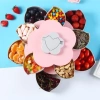 Khay Mứt & Hộp Đựng Bánh Kẹo Tết Hình Bông Hoa 2 Tầng 10 Cánh - Giá Đỡ Điện Thoại, Giá Ưu Đãi 56k 7
