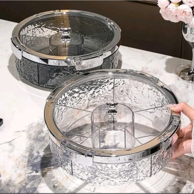 Khay mứt Tết chống ẩm sang trọng, chia ngăn có nắp đậy phong cách châu Âu - Giá chỉ 98.999₫ 4