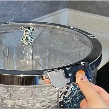 Khay Mứt Tết Mới 2.026 Đựng Bánh Kẹo Gấu Bear Xoay 360 Độ Giá chỉ 169.000đ 7