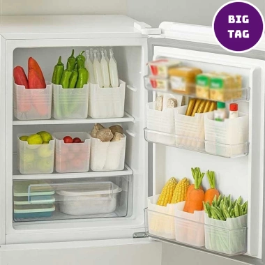 Khay nhựa cánh tủ lạnh tiết kiệm không gian và hộp bảo quản thực phẩm 2.342 giảm còn 9.999 VND