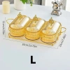 Khay nhựa đựng bánh kẹo đế kim loại Hottrend 2.026: Quà tặng sang trọng, trang trí phòng 3