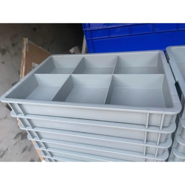 Khay nhựa G81 6 ngăn 487x325x68mm - Đựng dụng cụ, linh kiện, giảm giá 22%