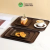 Khay Nhựa PP Chữ Nhật Tối Màu Sang Trọng - Giả Gỗ Decor, Phù Hợp Quán Cafe, Nhà Hàng - 19.250₫ 2