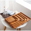 Khay Nhựa PP Chữ Nhật Tối Màu Sang Trọng - Giả Gỗ Decor, Phù Hợp Quán Cafe, Nhà Hàng - 19.250₫ 5