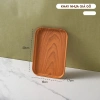 Khay Nhựa PP Chữ Nhật Tối Màu Sang Trọng - Giả Gỗ Decor, Phù Hợp Quán Cafe, Nhà Hàng - 19.250₫ 10