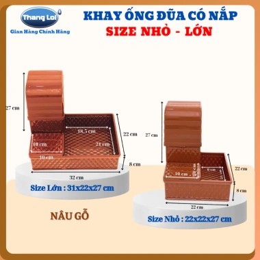 Khay ống đựng đũa nhựa Thắng Lợi TL079/TL080 có nắp, hộp giấy và gia vị – size lớn, nhỏ cho quán ăn, giảm còn 98.900₫ 3