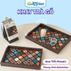 Khay Trà Gỗ GoMarket Họa Tiết Mosaic Đa Năng - Trang Trí Nhà Cửa Sang Trọng, Giá 66.000 (Giá gốc 85.140)