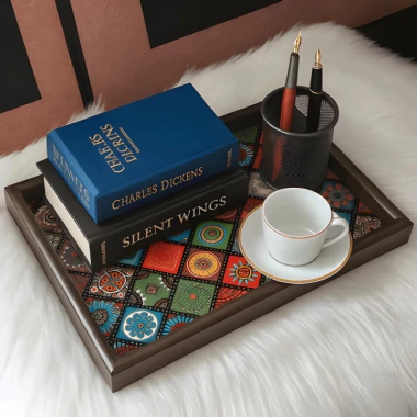 Khay Trà Gỗ GoMarket Họa Tiết Mosaic Đa Năng - Trang Trí Nhà Cửa Sang Trọng, Giá 66.000 (Giá gốc 85.140) 8