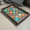 Khay Trà Hoạ Tiết Hoa Văn Thổ Cẩm Decor Phòng Khách Siêu Đẹp Giá 48.800₫ 5