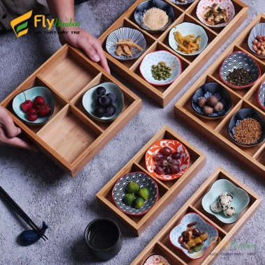 Khay tre đa năng đựng bánh kẹo, decor đồ ăn, chụp ảnh – nhiều size, giảm còn 40.000đ 7