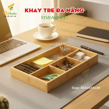 Khay tre đa năng đựng bánh kẹo, decor đồ ăn, chụp ảnh – nhiều size, giảm còn 40.000đ 8