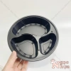 Khay Tròn 3 Ngăn Nhựa ECO - Hộp Chia Ngăn Đựng Thực Phẩm, Trái Cây, Đồ Ăn Vặt 3