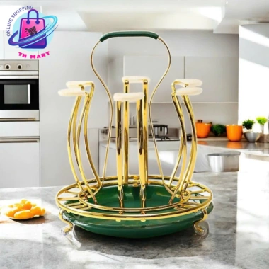 Khay Úp Ly & Cốc Khay Hứng Nước - Thiết Kế Hiện Đại, Dễ Vệ Sinh, Phù Hợp Gia Đình 4