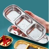 Khay Vàng Nhiều Ngăn TAMUSHOP92 - Đĩa Nước Chấm, Đựng Gia Vị 3-4 Ngăn Inox Mạ Nhỏ, Giá 30.600 VND 3