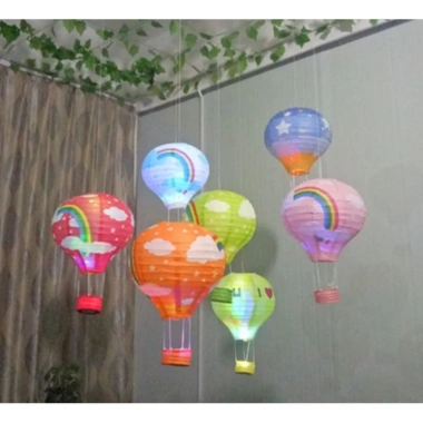 Khinh khí cầu giấy nến trang trí cho nhà, lớp học, quán cà phê – 25.000đ (giảm từ 30.500đ)