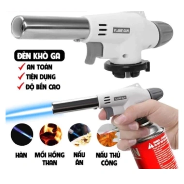 Khò Gas Mini Flame Gun Tự Động Đánh Lửa - Núm Chỉnh Nhiệt 1.400°C, Giá 29.000₫
