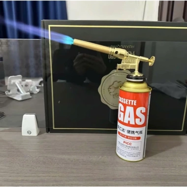 Khò Gas Mini Mạ Đồng 8.502 - Ngắn tự động đánh lửa, điều chỉnh oxy đa năng, kim loại chất lượng, giá 59.000₫ 4 Khò Gas Mini Mạ Đồng 8.502 - Ngắn tự động đánh lửa, điều chỉnh oxy đa năng, kim loại chất lượng, giá 59.000₫ 4