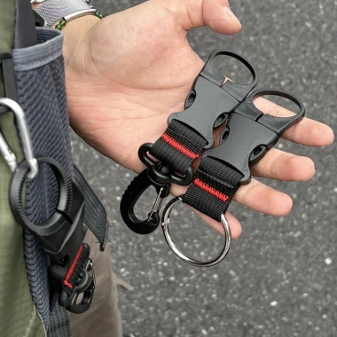 Khóa Chai Nước Du Lịch 1/2 Đôi - Carabiner, Kẹp Giữ Ấm, Dùng Cho Ba Lô Leo Núi & Cắm Trại - 35.208 VND