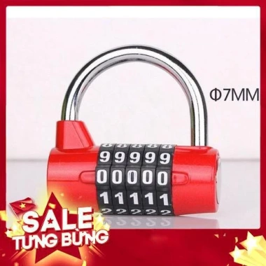 Khóa Chữ Số 5 Số Bằng Mật Mã Cố Định Thép - Khóa Vali & Balo Giá Ưu Đãi 64.998₫