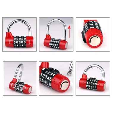 Khóa Chữ Số 5 Số Bằng Mật Mã Cố Định Thép - Khóa Vali & Balo Giá Ưu Đãi 64.998₫