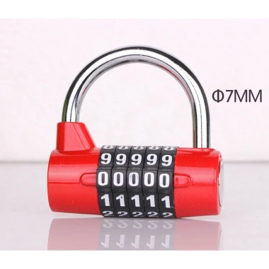 Khóa chữ số 5 số mật mã thép an toàn, cố định - Khóa vali, balo, giảm giá 79.000