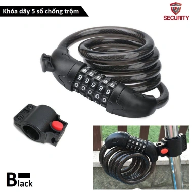 Khóa chữ số 5 số mật mã thép an toàn, cố định - Khóa vali, balo, giảm giá 79.000