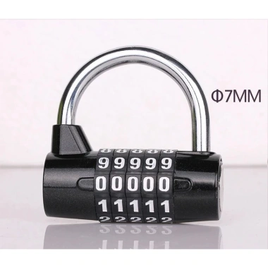 Khóa chữ số 5 số mật mã thép an toàn, cố định - Khóa vali, balo, giảm giá 79.000