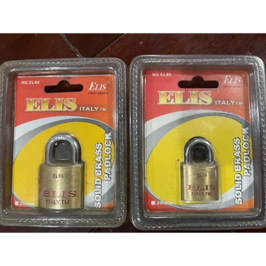 Khóa Elis 20-25mm – Ổ khóa mini cho vali, tủ đồ cá nhân, hộp trang sức, giảm 22%