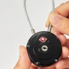 Khóa Hải Quan TSA COFORDOS Kẽm, Cáp Thép 3 Chữ Số Chống trộm, vali du lịch 5