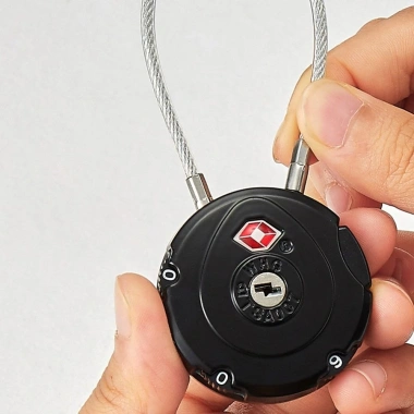 Khóa Hải Quan TSA COFORDOS Kẽm, Cáp Thép 3 Chữ Số Chống trộm, vali du lịch 5