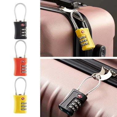 Khóa hành lý KIPRUN 3 chữ số TSA phê duyệt - An toàn cho vali, ba lô, túi máy tính, giảm 20% 9