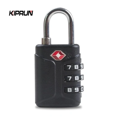 Khóa hành lý KIPRUN TSA 3 chữ số - Khóa cáp du lịch an toàn cho vali, ba lô, túi máy tính