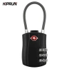 Khóa hành lý KIPRUN TSA 3 chữ số - Khóa mã hải quan không chìa khóa, bảo vệ vali du lịch