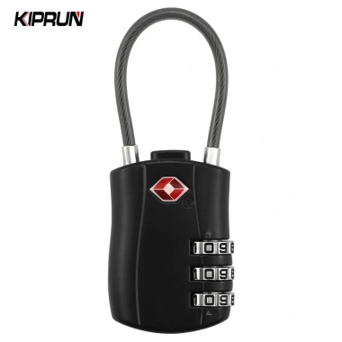 Khóa hành lý KIPRUN TSA 3 chữ số - Khóa mã hải quan không chìa khóa, bảo vệ vali du lịch