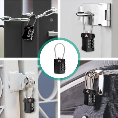 Khóa hành lý TSA KIPRUN 3 số - Bảo vệ ba lô, vali, túi xách, tủ khóa, giá chỉ 145.200đ