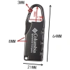 Khóa KECTTIO 3 chữ số chống trộm cho túi xách du lịch - Bảo mật cao, Giá chỉ 39.600 VND 2