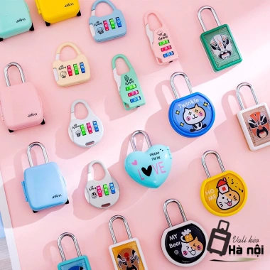Khoá mã số mini an toàn xinh cho vali kéo, cốp mỹ phẩm, túi du lịch - Giá 18.000 VND