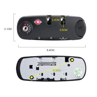Khoá Mật Khẩu Vali 3 Số TSA Không Cần Chìa Dễ Dùng Giá Chỉ 99.000₫ 2