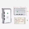 Khoá nhựa ABS cho vali khung nhôm – Bảo mật chắc chắn, giá chỉ 40.000đ, lắp nhanh 3