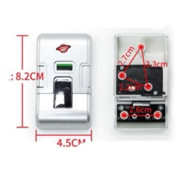 Khoá nhựa ABS cho vali khung nhôm – Bảo mật chắc chắn, giá chỉ 40.000đ, lắp nhanh